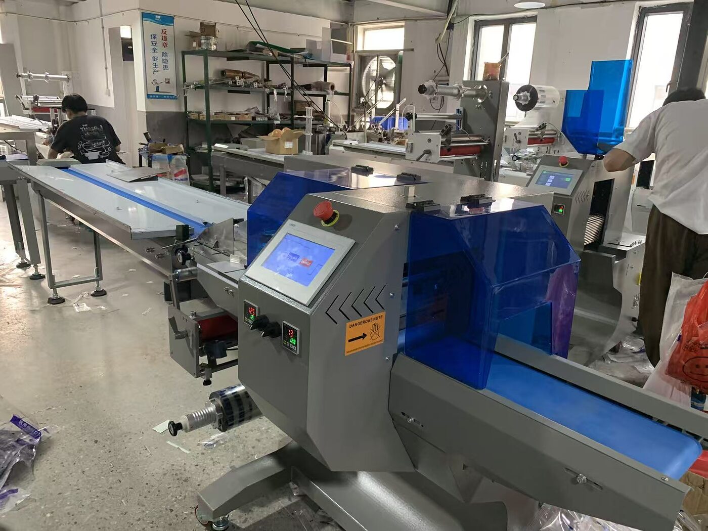 AYD-1000-350XDAN yatay paketleme makinesi