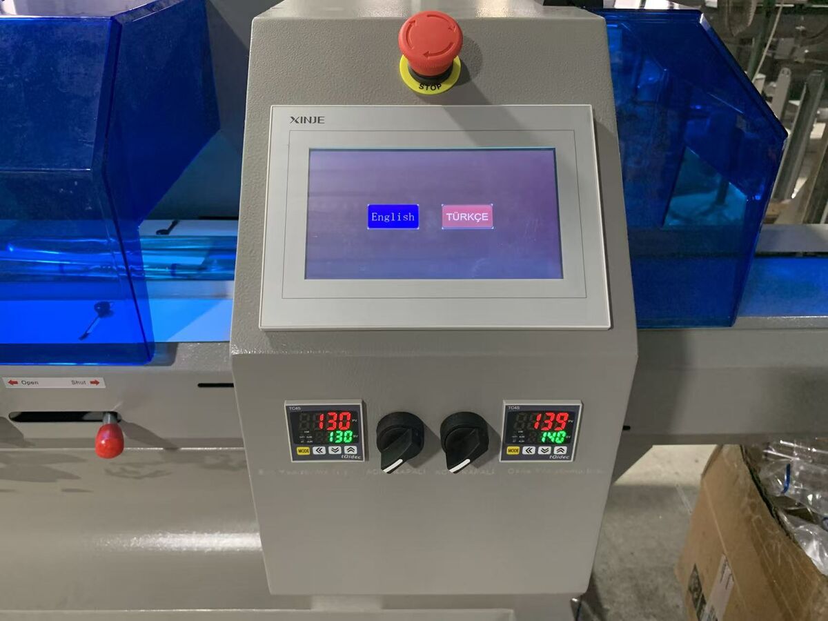 Dokunmatik kontrol paneli ve sıcaklık kontrolörleri