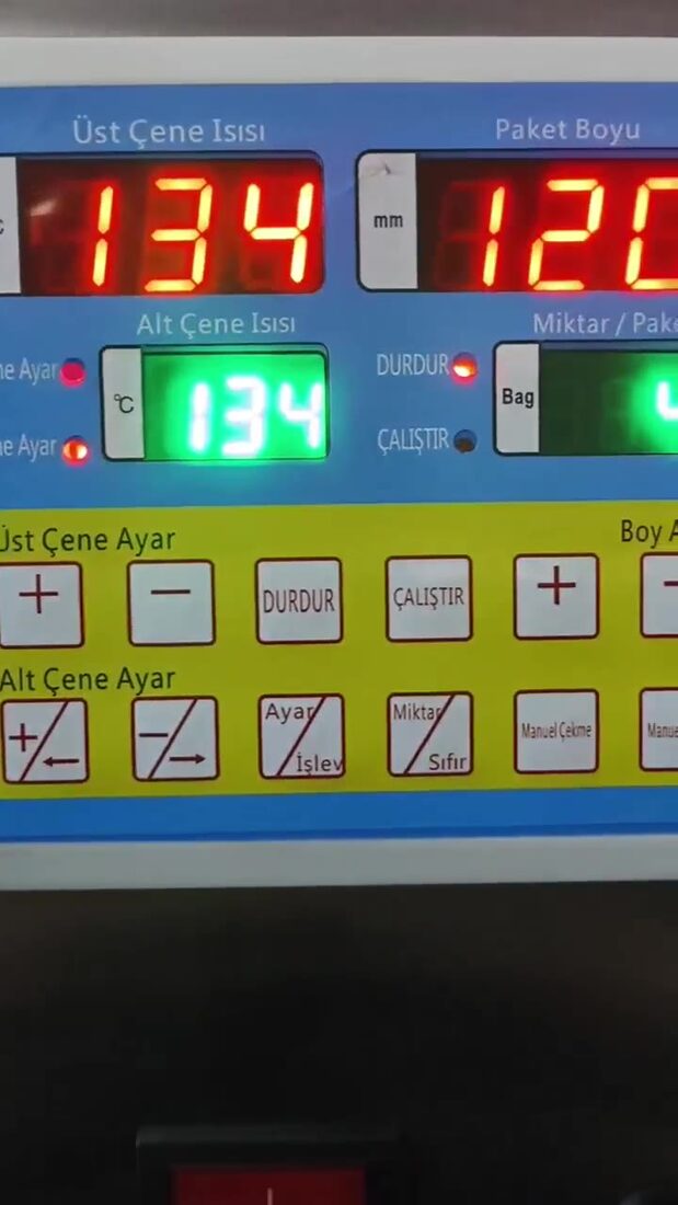 AYD N-500B — Türkçe kontrol paneli