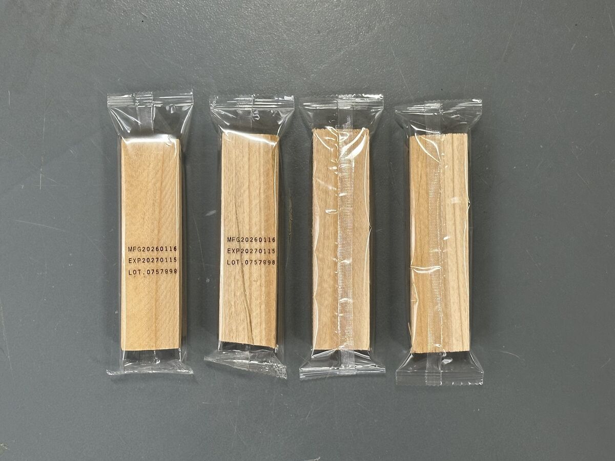 AYD HS-350 ile paketlenmiş numune ürünler